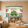 thumbnail image 2 of Yatrandify Colorful Banners Happy Birthday Truck Balloon Decoration for Kids Birthday Party Celebration, 2 of 7