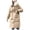 Khaki, variant on Vedolay Parkas for Women Ladies Fall Coat Slim Fit Winter Jacket Black,XL