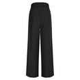 thumbnail image 6 of Chbgutlmr Dress Pants Women Straight Leg Loose Formal Business Work Pants Button High Waist Office Trousers, 6 of 7