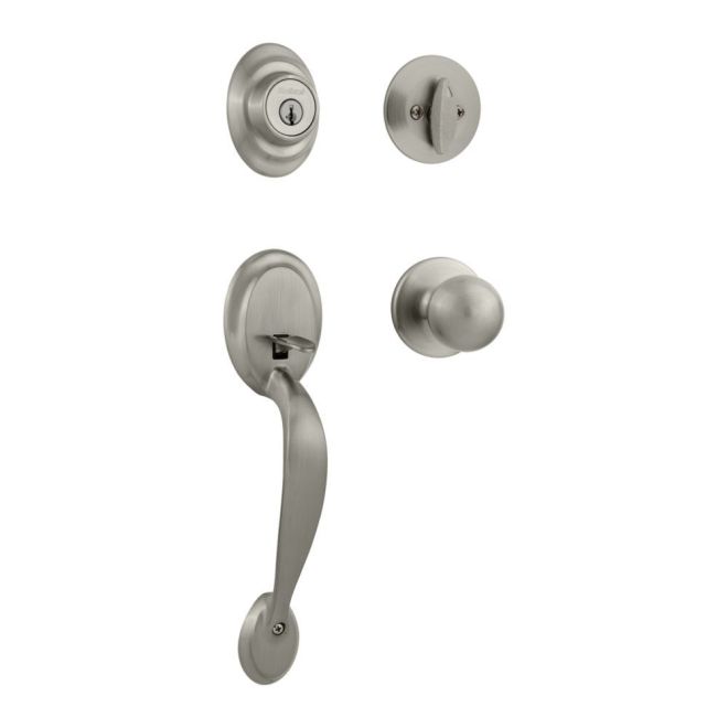 Kwikset 687DALIP15S Dakota Handleset in Satin Nickel