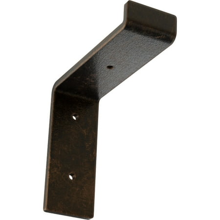 

Ekena Millwork 2 W x 6 D x 6 1/4 H Steel Truss Shelf Bracket Antiqued Bronze