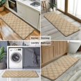 thumbnail image 6 of Golden Christmas Pattern Kitchen Rug Mat,Kitchen Runner Rugs Non Skid Washable,Decorative Kitchen Floor Mats for Kitchen,Sink,Laundry,17"x47.2", 6 of 7