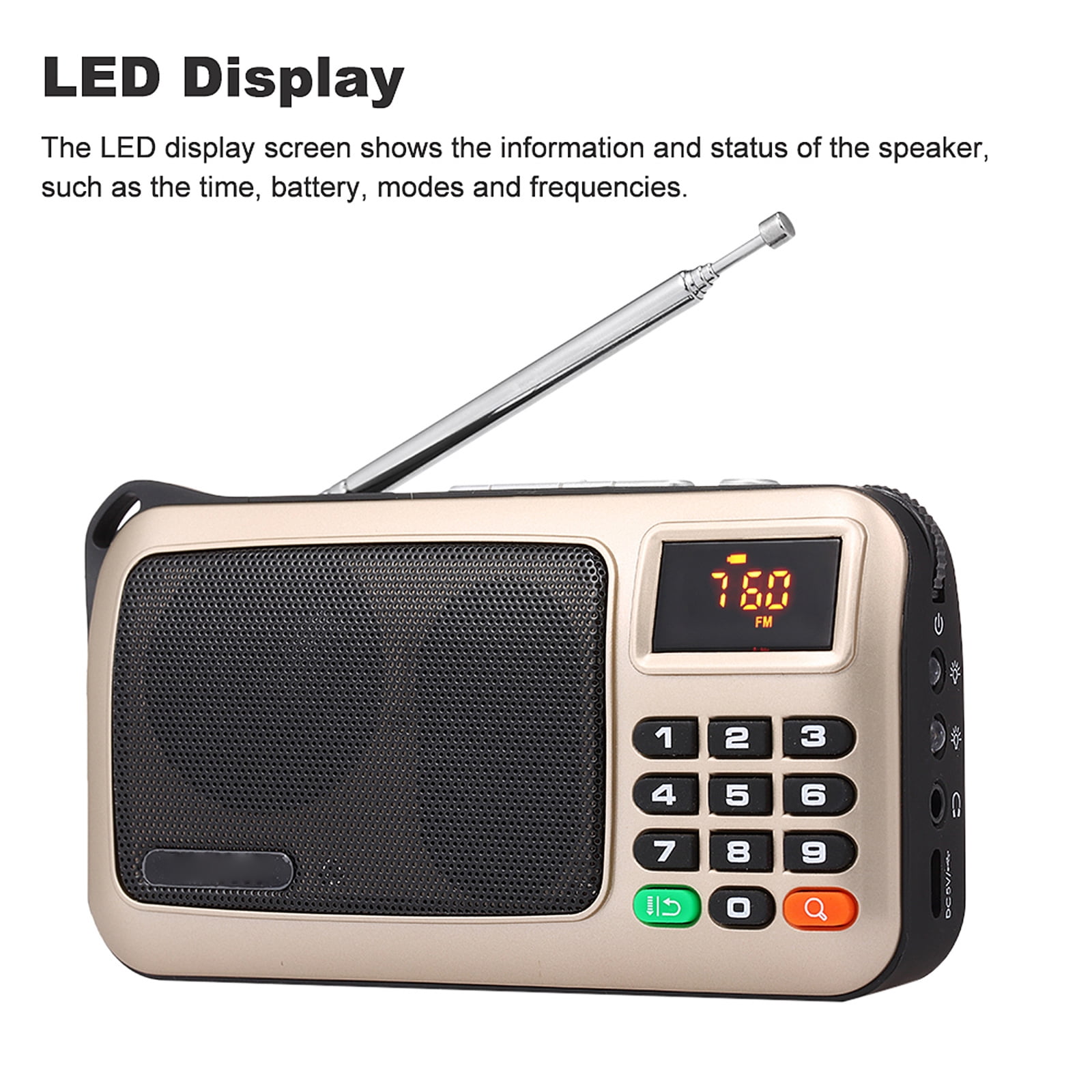 Radio set,Usb Wired Support Tf Hifi Stereo Receiver W/ Tf Play W405 Portable Usb Computer Portable Usb Radio Set W405 Radio Display Support Computer Hifi W/ Display Led Display Radio Portable