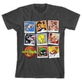 thumbnail image 3 of Space Jam Character Photos Boy's Charcoal Heather T-shirt, 3 of 5