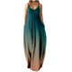 thumbnail image 1 of Vestido largo de playa ajustado con estampado de tinte anudado sin mangas con escote en V y cintura media de tirantes sexis de verano a la moda para mujer Pompotops  ghjkhdj7894, 1 of 5
