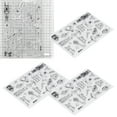 thumbnail image 3 of 3 uds sellos transparentes patrón temático navideño TPR transparente tampones para álbum de recortes para bricolaje para hacer tarjetas en relieve, 3 of 12