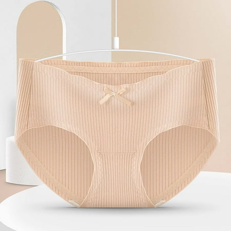 

Rovga Panties For Women Female Comfortable Smart Leather Bag Lifting Cotton Crotch Triangle Underwear Casual Underwear