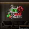 thumbnail image 4 of Glowneon Jesus Is the Reason for the Season Neon Sign, Christmas Led Sign, Christian Gifts, 4 of 5