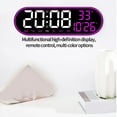 thumbnail image 5 of YgkuHd Multifunctional Remote Control Clock Living Room Wall Clock Home Decoration Digital Electronic Clock Silent Clock Temperature And Humidity Color Screen Clock, 5 of 8