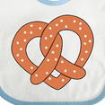 thumbnail image 4 of Inktastic Heart-shaped Pretzel Boys or Girls Baby Bib, 4 of 4