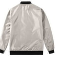 thumbnail image 2 of Men's Lightweight Bomber Jacket Causal Fashion Flight Windbreaker Jacket Apricot Size 2XL, 2 of 7