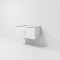 thumbnail image 6 of Geneva 36 in. W Glossy White Bath Vanity and Carrara Marble Top, 6 of 11