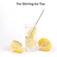 thumbnail image 4 of 4 Pcs 6.7 Inches Coffee Spoons, Stirring Spoons, Tea Spoons Long Handle, Gold Teaspoons, Gold Spoons, Ice Tea Spoons, Long Spoons for Stirring, Gold Espresso Spoons Stainless Steel, 4 of 6