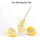 thumbnail image 3 of Cucharas de café, cucharas para revolver, cucharas de té de mango largo, cucharaditas doradas, cucharas doradas, cucharas de té helado, cucharas largas para revolver, cucharas de espresso doradas, 3 of 5