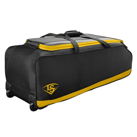 Louisville Slugger Omaha Rig Wheeled Bag  Light Gold