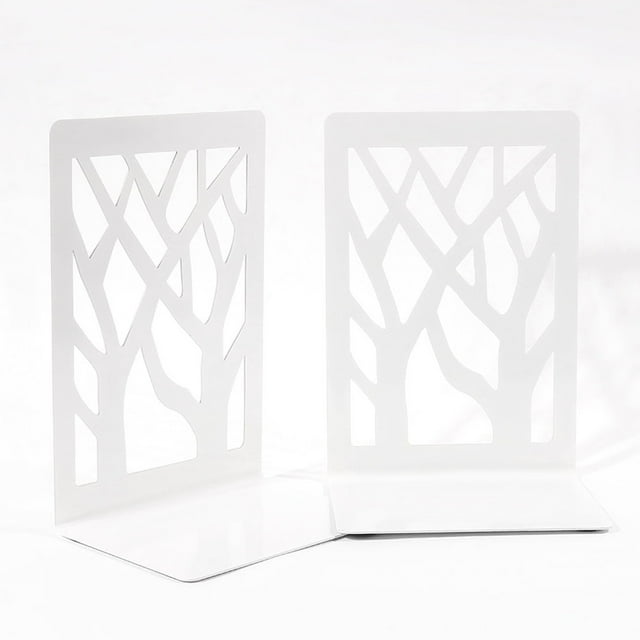 Branches Métal Rétro Manuel de Documents Classification Étagère Serre-Livres Métal Robuste pour Livres Étagère Décorative pour la Maison, 1 Paire de Serre-Livres en Solde