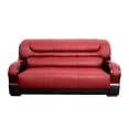 thumbnail image 6 of Star Home Living 3-Piece Genuine Leather Sofa Set in Black/Red, 6 of 11
