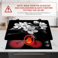 thumbnail image 3 of Stove Top Cover for Home Decoration Kitchen Pad Non-Stick Washable Cooktop Covers Countertop Protector Keep Stove Clean 28"x20" (White floral-2), 3 of 7