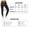 thumbnail image 7 of Zuvelli High Waist Yoga Pants with Side-Pockets, Workout and Running Activewear for Women, High Waisted Tummy Control, Non-See-Through 4 Way Stretch Leggings - Black Camo, S, 7 of 7