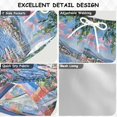 thumbnail image 2 of FORMRS Boys Swim Trunks Quick Dry Mesh Liner Boardshorts Sizes XS-XL, Blue Floral Window, 2 of 7
