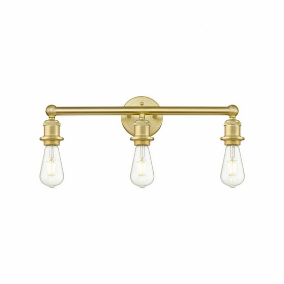 616-3W-SG Innovations Lighting Edison - 3 Light Bath Vanity In Modern Style-6 Inches Tall and 18 Inches Wide