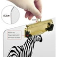 thumbnail image 3 of FMSHPON Zebra Clipboard Hardboard Wood Nursing Clip Board and Pull for Standard A4 Letter 13x9 inches, 3 of 7