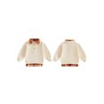 thumbnail image 2 of RUINIXCW Kids Sweatshirt, Long Sleeve Plaid Hoodie Pullover Clothes for Boys Girls, 2 of 8