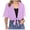 Purple, variant on HCYSFG Womens Tie Front Cardigan Cropped Sheer Short Sleeve Open Front Design Lightweight Shrug Summer Vacation Layering Bolero