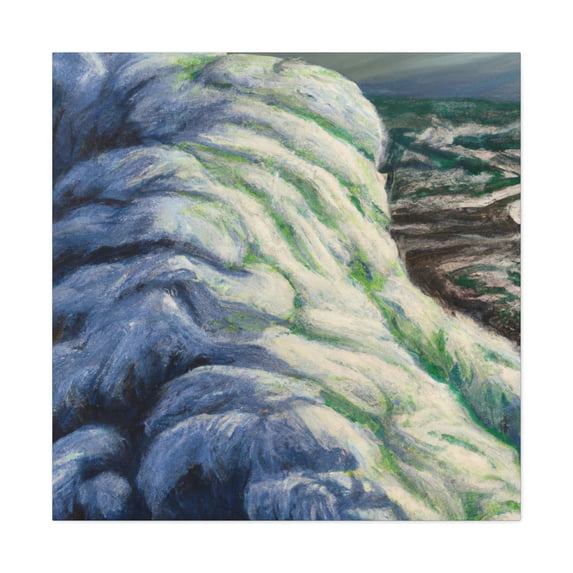 Winter Tundra Scape - Canvas