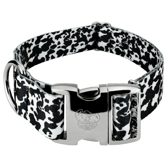 Country Brook Petz® 1 1/2 inch Premium Dairy Cow Dog Collar, Extra Large