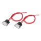 thumbnail image 3 of 2 uds interruptor de Control térmico Sensor bimetálico impermeable interruptor de temperatura del termostato de respuesta rápida 10A 250V 80 ℃, 3 of 8