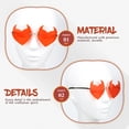 thumbnail image 4 of KAKOWELY 1 par de gafas de sol de moda sin montura, gafas de fiesta con forma de corazón, gafas para mujeres y hombres, 4 of 4