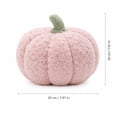 thumbnail image 2 of Pumpkin Throw Pillow, Fluffy Sherpa Pink 11.0 inch Soft Cute 1 Pack, Halloween Home Decor Plush Stuffed Ornament for Bedroom Living Room Party Festival Decoration, 2 of 7