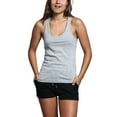 thumbnail image 1 of G-Style USA Women's Lightweight Scoop Neck Tank Top (2-Pack) LTT13191 - Heather Gray - 2X-Large, 1 of 4