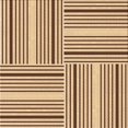 thumbnail image 1 of Ahgly Company Tapis d'Intérieur Lavable en Machine Carré Rouge Transitionnel, 6 Pieds Carré, 1 of 7