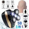 thumbnail image 1 of 5 IN 1 4D Rotary Electric Shaver Rechargeable Bald Head Shaver Beard Trimmer, 1 of 4