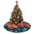 thumbnail image 5 of Christmas Tree Skirt 30" Christmas Snow Socks (1) Xmas Tree Skirts Mat for New Year Holiday Christmas Party Decorations, 5 of 5