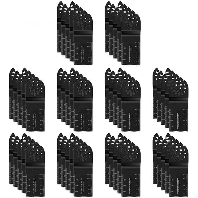 50PCS Universal Wood Metal Oscillating Multitool Quick Release Saw Blades
