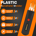 thumbnail image 4 of Handheld Welder Wireless Plastic Welding Machine for Plastic Nylon PE Repairing Machine Car Bumper Repair Tools Black, 4 of 5