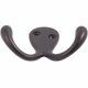 thumbnail image 3 of Robe Hook Stone Harbor Hardware, doble, 5,4 cm de alto, negro mate, 3 of 4
