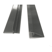 2 Pack 1-3/8 Wide x 21 Inch Long Stainless Steel Kitchen Stove Gap Filler Sheet Metal Cap Cover T Edge Trim