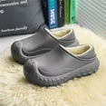 thumbnail image 5 of Women Men Adult Clogs Fuzz Lined Waterproof Closed-back House Slippers Non-slip Bedroom Slides for Indoor Outdoor, 5 of 8
