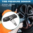 thumbnail image 2 of Sensor de presión de neumáticos No.1K0907253D para Audi A4 2009-2012 Sensor TPMS 1 Pc 315MHz, 2 of 7