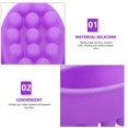 thumbnail image 3 of Massage Brush Mold Oval Silicone Soap Mold Bar Mold for DIY Handmade Soap Baking Mold, 3 of 4