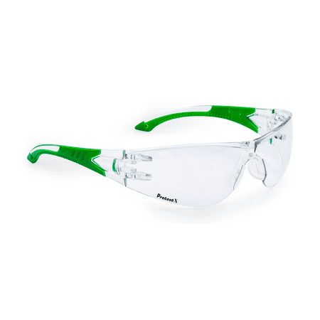 

ProtectX Safety Glasses Scratch Resistant Anti Fog Polycarbonate Lenses with UV Protection Roxy Clear Pack of 1