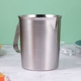 thumbnail image 2 of Liquid Measuring Cup Stainless Steel Baking Cup Baking Tools Kitchen Utensil for Home Daily Use (500ml, Silver), 2 of 8