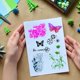 thumbnail image 4 of Sellos de flores de mariposa sellos transparentes para manualidades para hacer tarjetas de Scrapbooking Hugtrwg Para estrenar, 4 of 6
