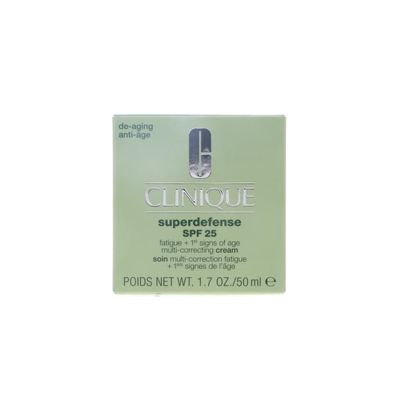 Clinique Superdefense SPF25 Multi-Correcting Cream for Very Dry to Dry Combination, 1.7 oz