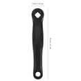 thumbnail image 2 of SKISUNO Bike Replacement Crank Arm Strong Black Square Taper 1Set, 2 of 8