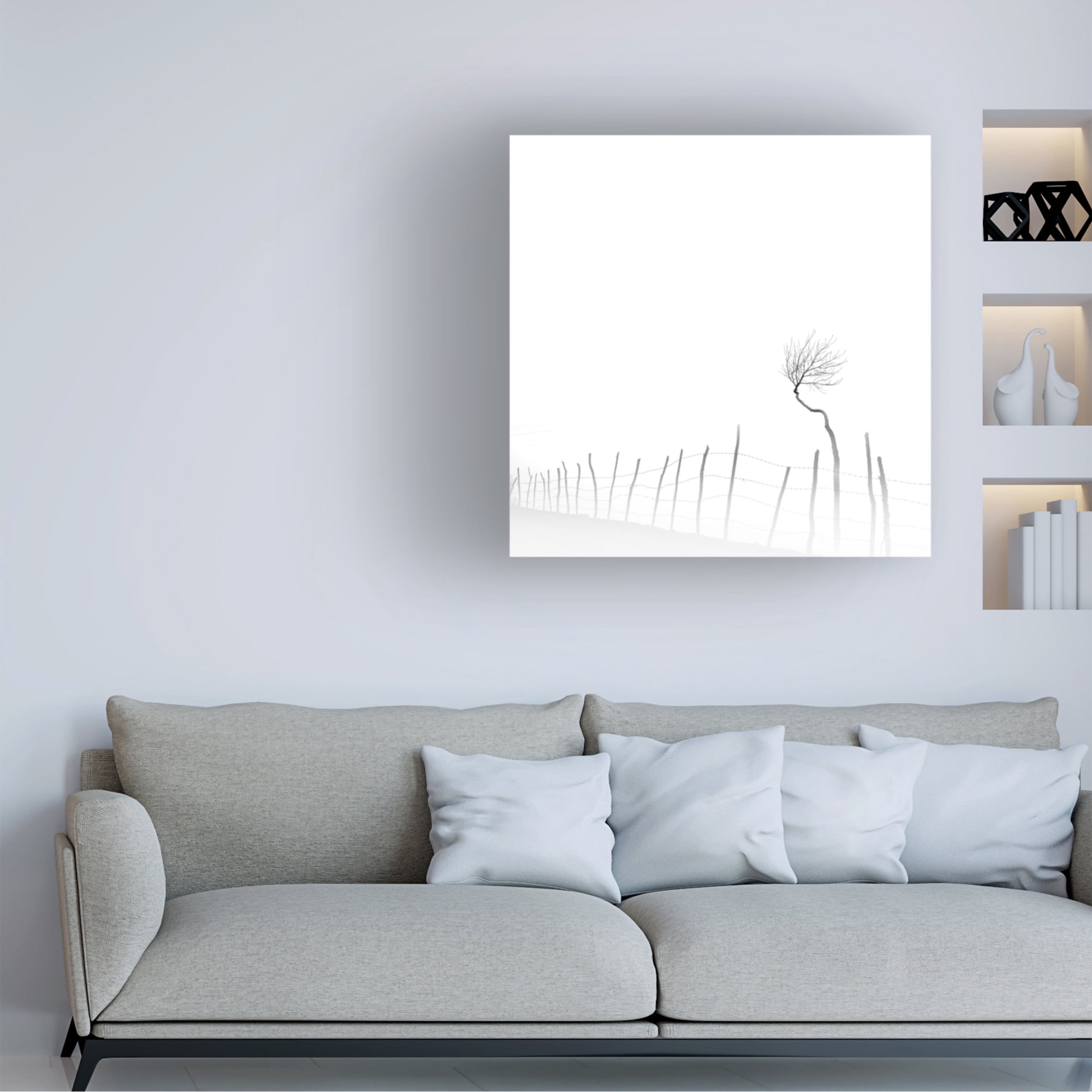 Trademark Fine Art MOSTAFA NODEH Silence Canvas Wall Art